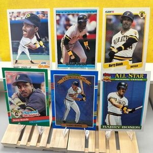 Barry Bonds Pirates vintage lot of 6